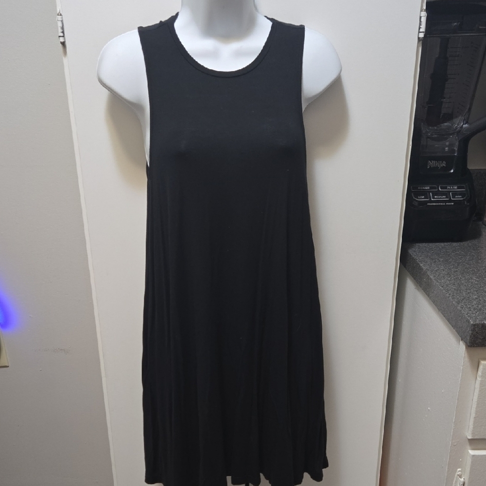American Eagle Outfitters Black Midi Dress